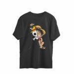 one piece oversized t shirt | chibi luffy