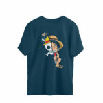 one piece oversized t shirt | chibi luffy