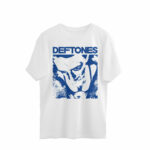 deftones oversized t shirt rolled ink