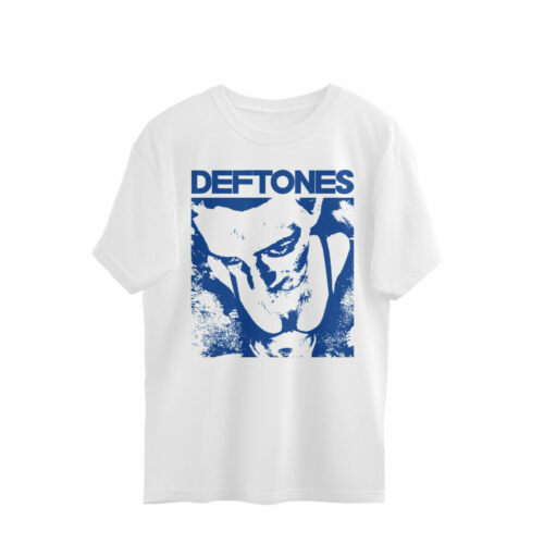 deftones oversized t shirt rolled ink