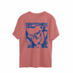 deftones oversized t shirt rolled ink