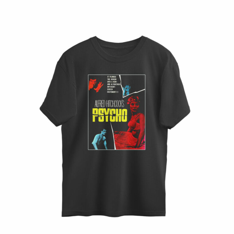 psycho movie oversized t shirt