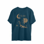 the cure oversized t shirt | cat moon