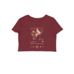 pink floyd crop top | the wall comfortably numb
