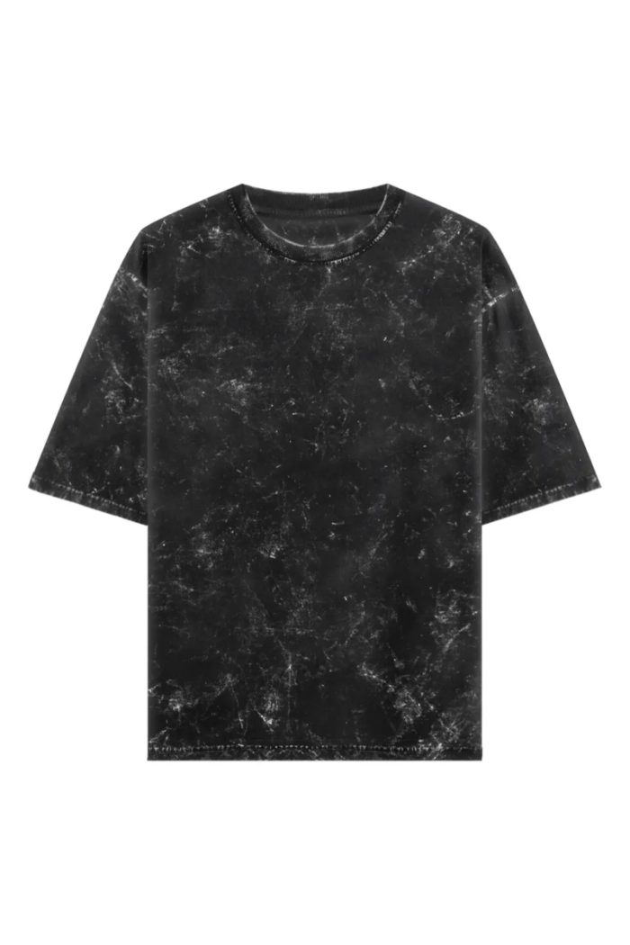 oversized acid wash t shirt | plain