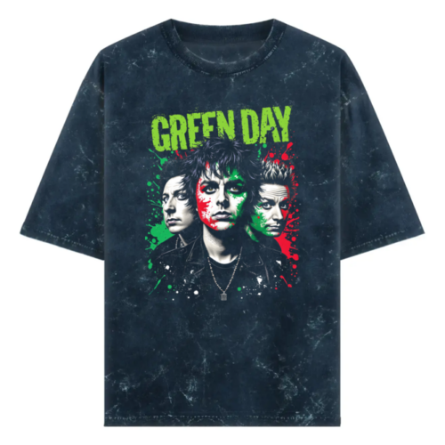 green day acid wash t shirt (ultimate)
