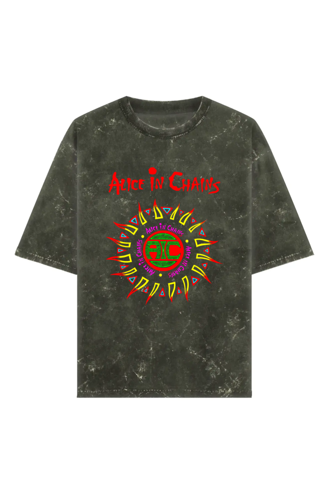 alice in chains washed oversized t shirt