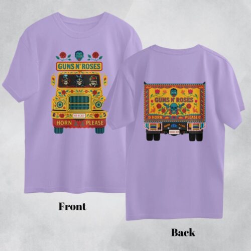 guns n roses oversized t shirt | trippy indian truck
