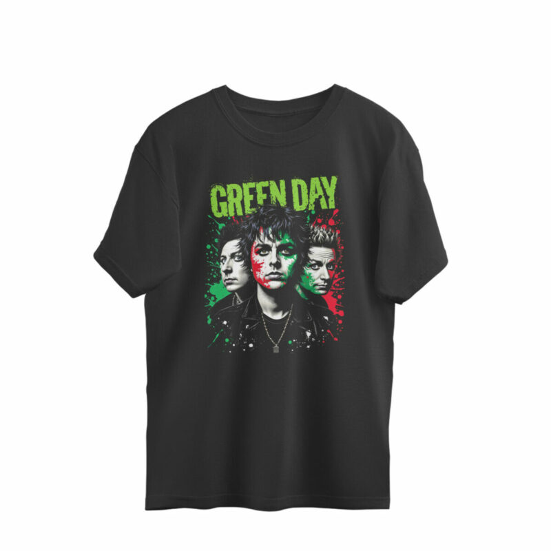 green day oversized t shirt (both sides) | bobd