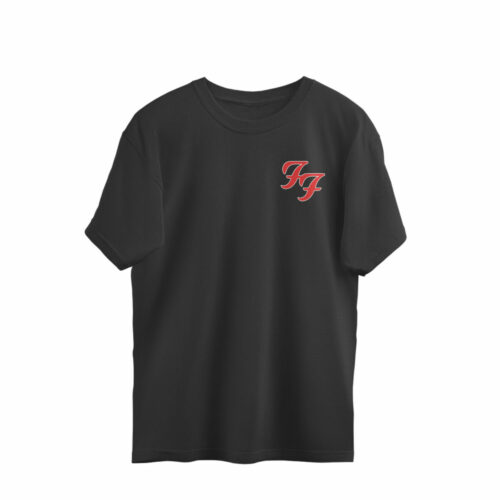 foo fighters oversized t shirt (both sides) | retro art
