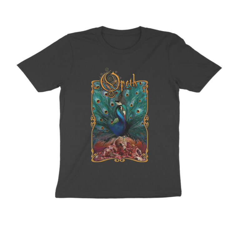 opeth t shirt peacock