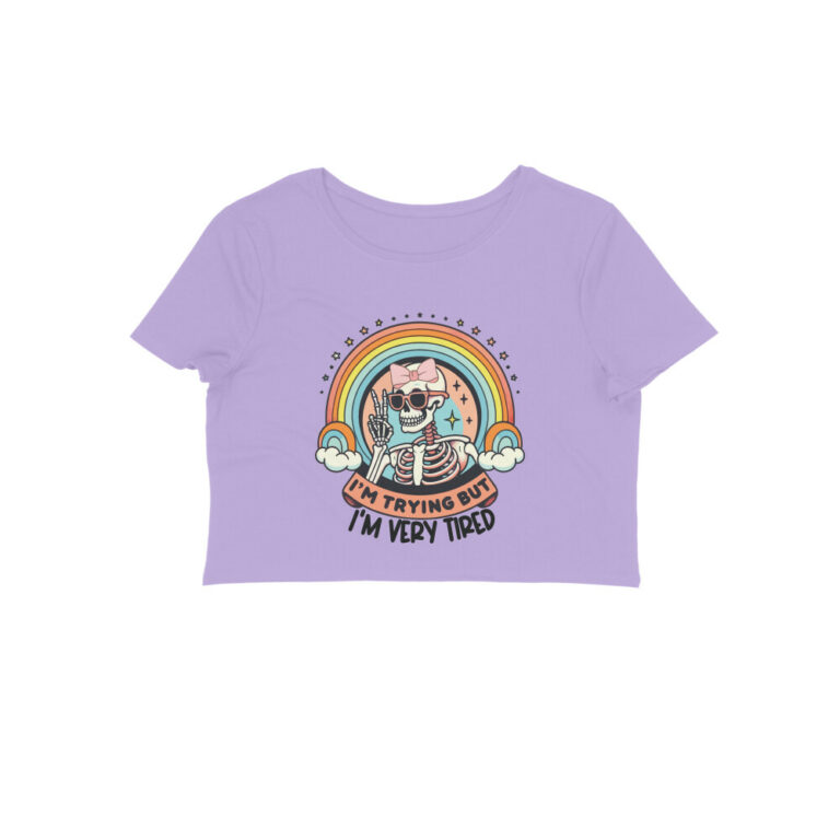 cute crop top | tired but trying