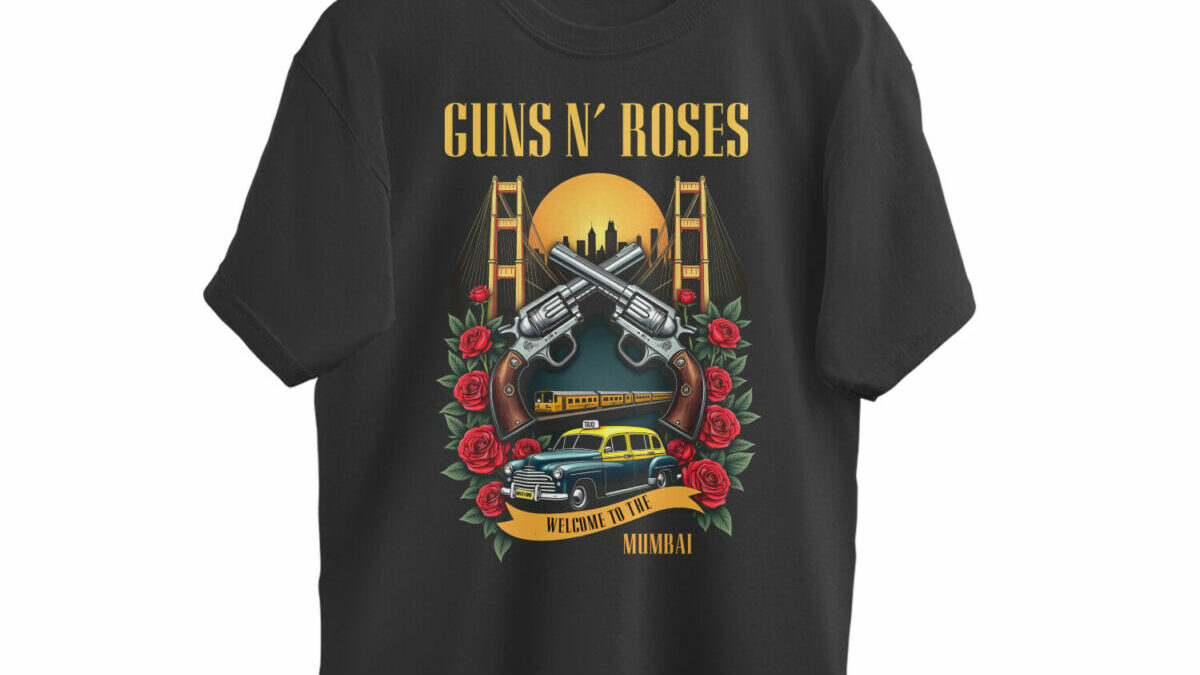 Guns N Roses Oversized T-shirt - Mumbai - Wittee