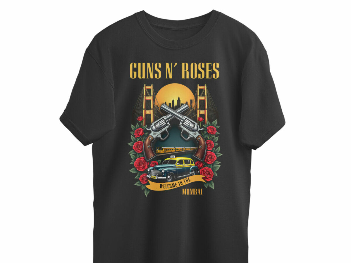 Guns N Roses Oversized T-shirt - Mumbai - Wittee