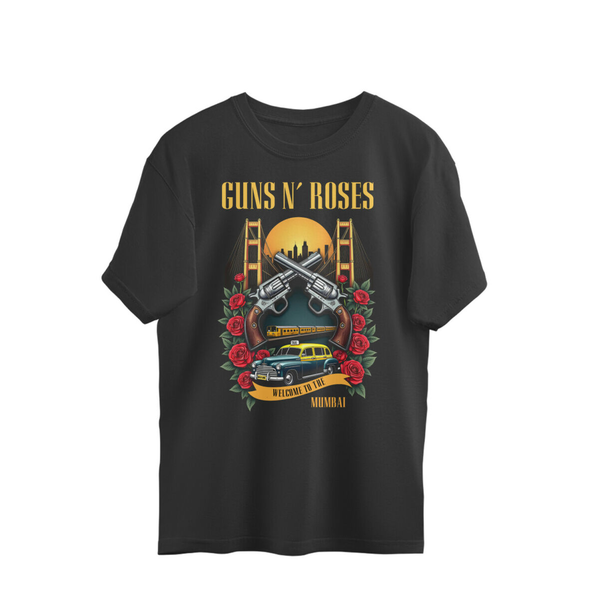 Guns N Roses Oversized T-shirt - Mumbai - Wittee