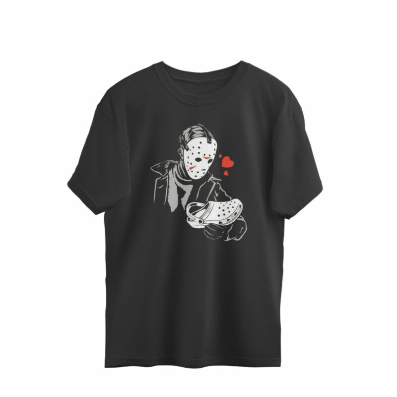 friday the 13th oversized t shirt crocs