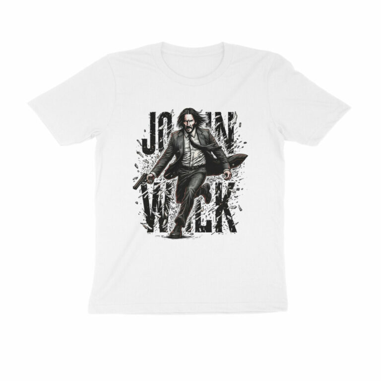 john wick t shirt splatter art