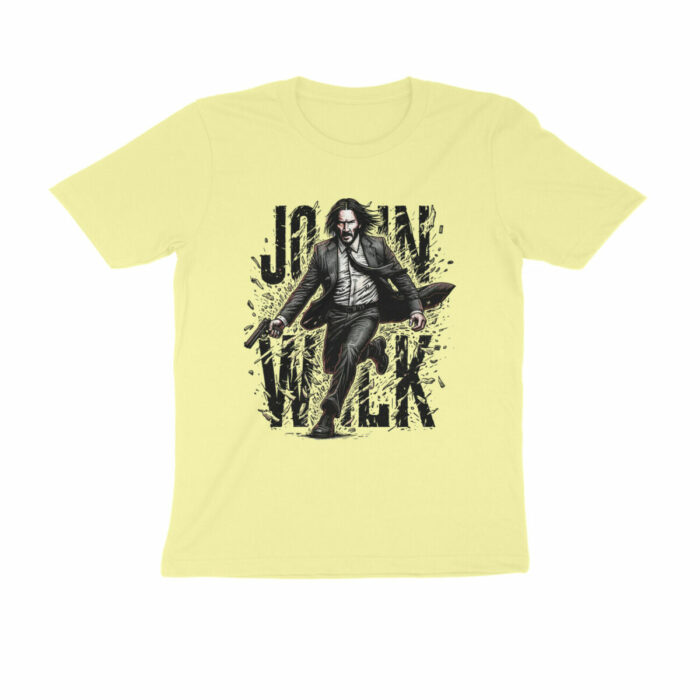 john wick t shirt splatter art