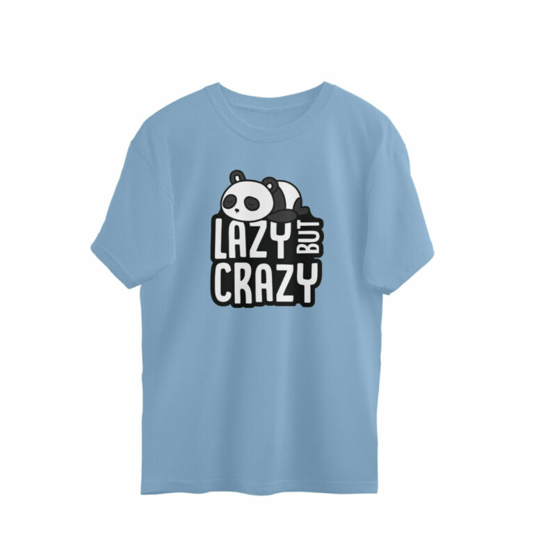 cute oversized t shirt lazy but crazy