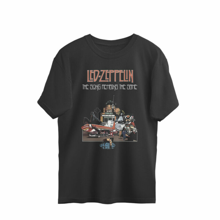 led zeppelin oversized t shirt song remains the same