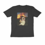 chill cat volcano meme t shirt