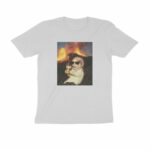 chill cat volcano meme t shirt