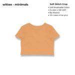 wittee minimals crop top (no print)
