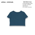 wittee minimals crop top (no print)