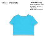 wittee minimals crop top (no print)