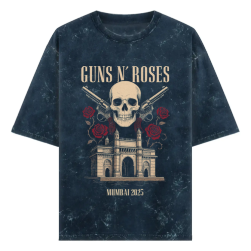 guns n roses acid washed t shirt | mumabi (unoffical)