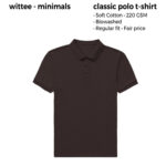 coffee brown polo