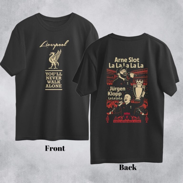 liverpool oversized t shirt | klop and slot black