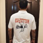 led zeppelin polo t shirt (both sides)