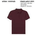 maroon polo