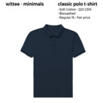 navy blue polo