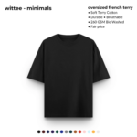 Heavyweight Terry Cotton Oversized T-Shirt [260 GSM] [8 colors] - Image 3