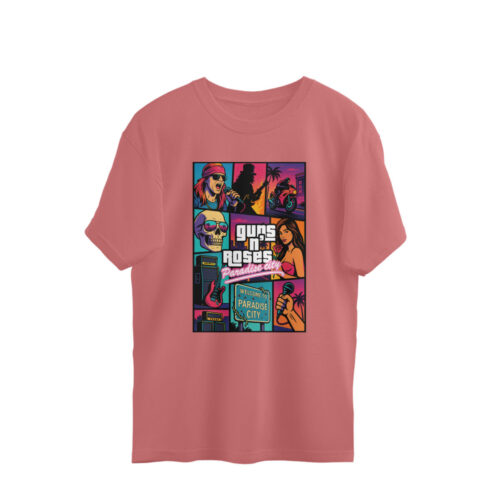 guns n roses oversized t shirt | paradise city (gta style)