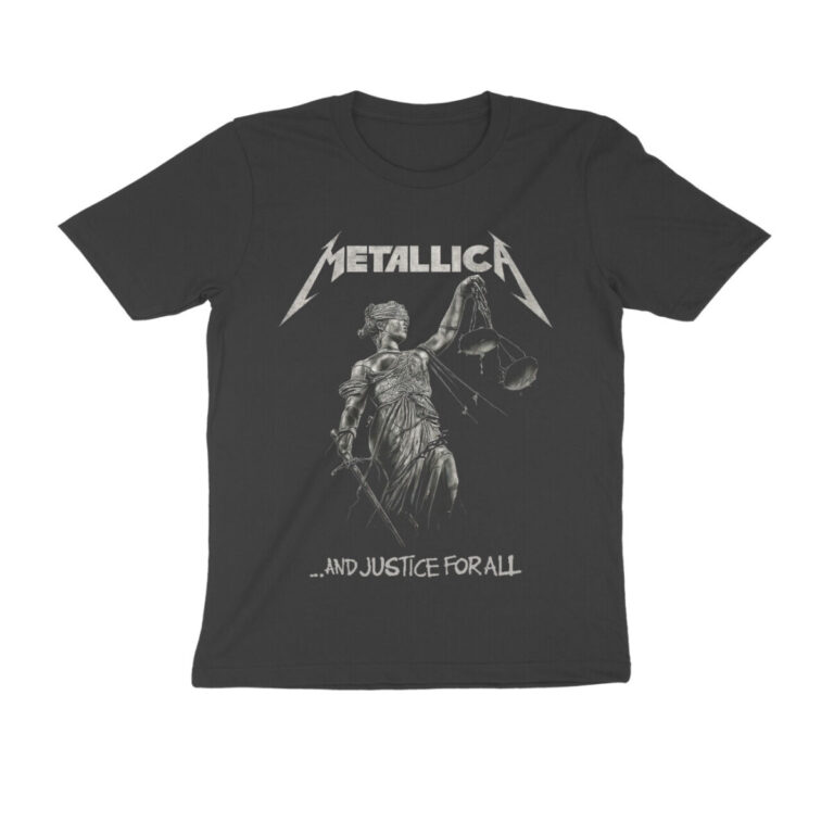 metallica t shirt | and justice grunge art