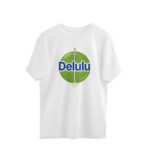 twisted logo oversized t shirt | delulu
