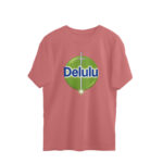 twisted logo oversized t shirt | delulu