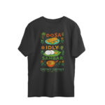 dosa idly sambar oversized t shirt