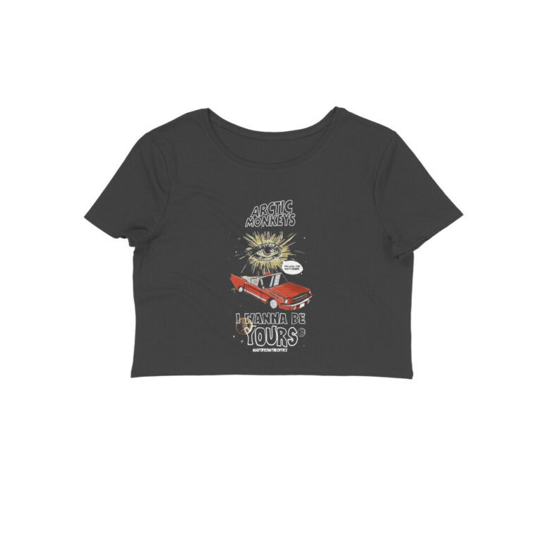 arctic monkeys crop top | i wanna be yours