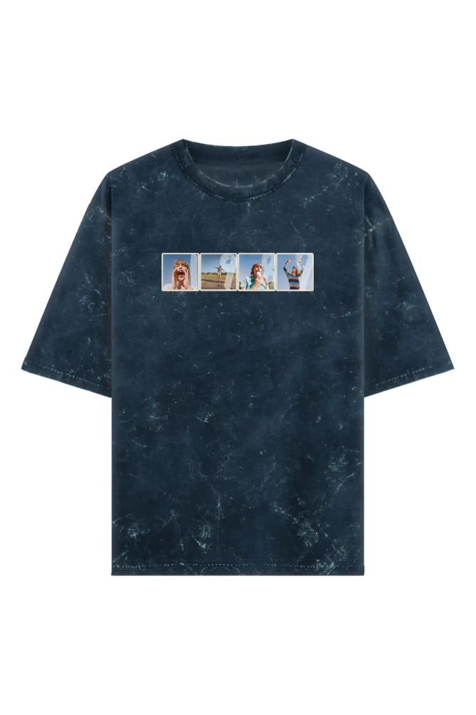 swiftie acid wash oversized t shirt | 1989