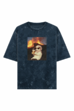 chill cat washed oversized t shirt