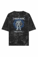 linkin park oversized acid wash t shirt | meteora both sides