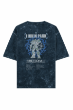 linkin park oversized acid wash t shirt | meteora both sides