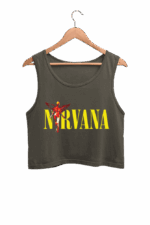 nirvana crop tank | in utero