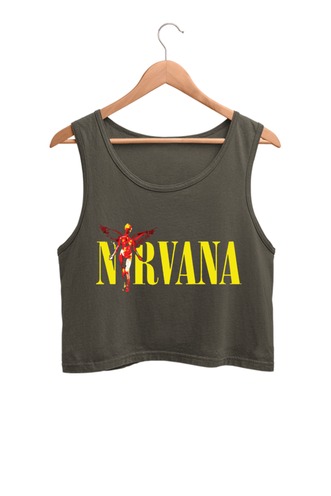 nirvana crop tank | in utero