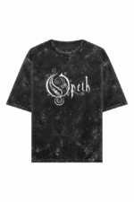 opeth acid wash oversized t shirt minimal