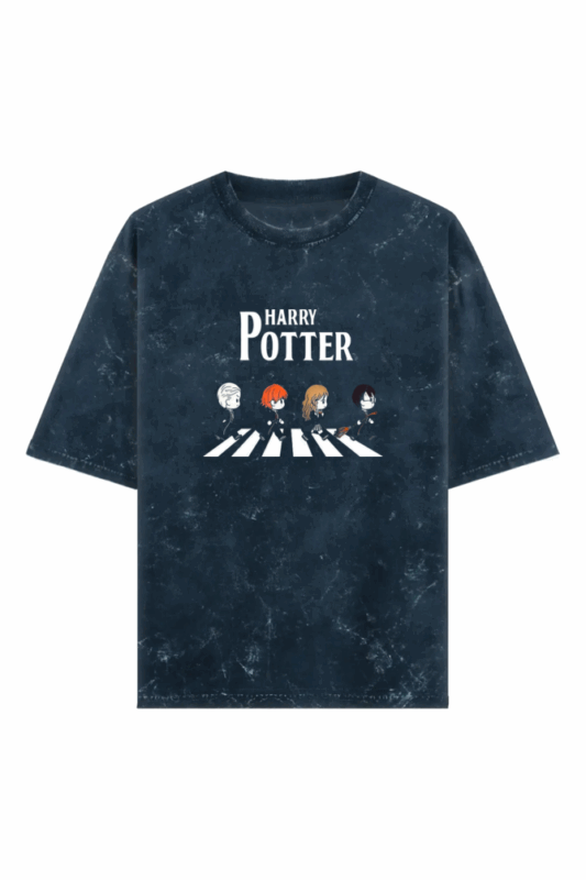harry potter acid wash oversized t shirt | abbey road